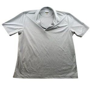 Greg Norman Mens Polo Shirt Size XL Short Sleeve Classic Gray Casual Athleisure